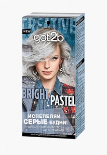 Краска для волос Got2B GOT2B BRIGHT/PASTEL, 098, Серебристый металлик, 80мл