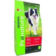 Сухой корм Pronature Original Adult Dog Lamb with Peas and Barley Recipe с ягненком, горохом и ячменем для собак всех пород 18кг (102.5291)