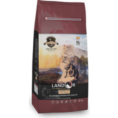 Сухой корм LANDOR Indoor Cat Duck and Rice гипоаллергенный с уткой и рисом для кошек 2кг