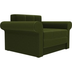 Кресло-кровать АртМебель Берли вельвет зеленый