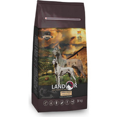Сухой корм LANDOR Adult Large Breed Lamb and Rice гипоаллергенный с ягнёнком и рисом для взрослых собак крупных пород 3кг