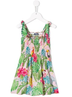 Mc2 Saint Barth Kids платье с принтом