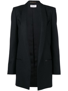 Saint Laurent блейзер со структурированными плечами