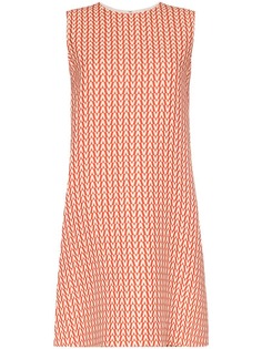 Valentino А-образное платье с принтом