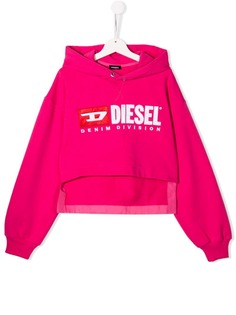 Diesel Kids худи с нашивкой-логотипом