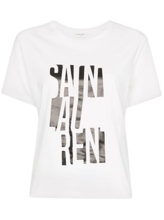 Saint Laurent футболка с логотипом