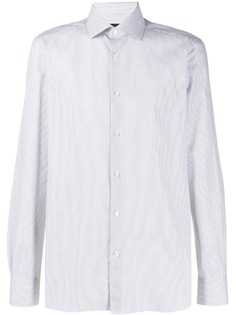 Z Zegna рубашка в тонкую полоску