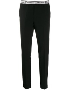 Ermanno Ermanno logo waistband trousers