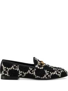 Gucci твидовые лоферы Gucci Jordaan