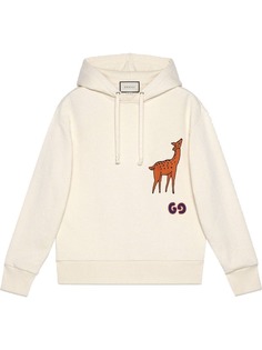 Gucci худи с нашивками