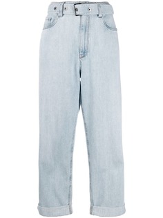 Brunello Cucinelli джинсы широкого кроя с поясом