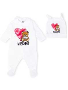 Moschino Kids пижамный комплект с логотипом