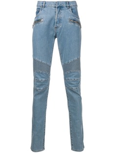 Balmain джинсы скинни с декоративными деталями
