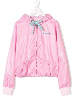Natasha Zinko Kids drawstring hooded jogging jacket