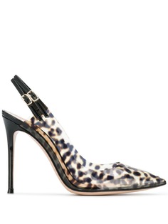 Gianvito Rossi леопардовые туфли-лодочки