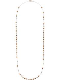 John Hardy Silver Classic Chain Tiger Eye Bead Necklace