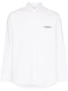 Maison Kitsuné рубашка с логотипом из коллаборации с Ader Error