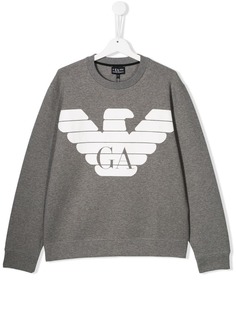 Emporio Armani Kids толстовка с логотипом