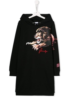 Givenchy Kids платье-толстовка с принтом