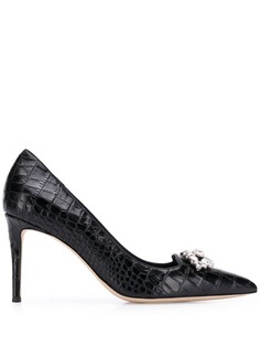 Giuseppe Zanotti туфли-лодочки с тиснением под крокодила