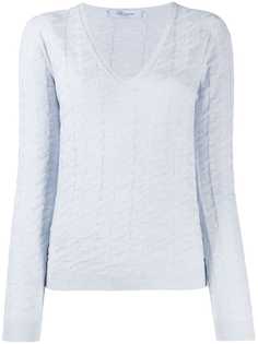 Blumarine фактурный джемпер