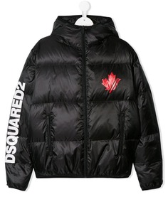Dsquared2 Kids пуховик с логотипом