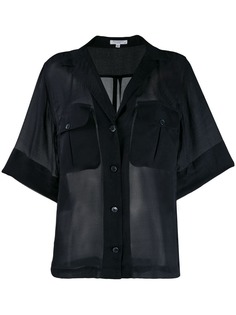 Equipment полупрозрачная рубашка