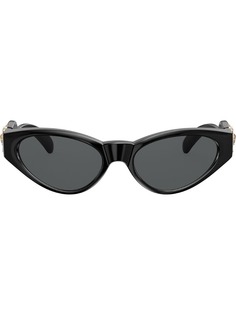 Versace Eyewear солнцезащитные очки в овальной оправе