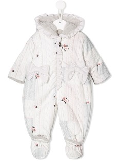 Lapin House утепленный комбинезон с принтом