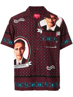 Supreme рубашка с принтом Obama