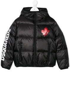 Dsquared2 Kids пуховик с принтом