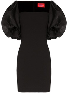 Solace London Ellice puff-sleeve mini dress