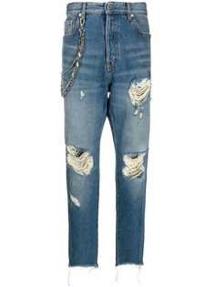 Just Cavalli джинсы кроя слим с эффектом потертости