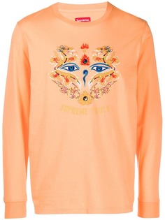 Supreme топ с длинными рукавами