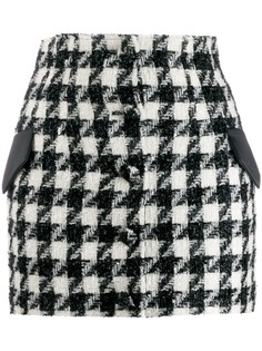 Giuseppe Di Morabito твидовая юбка в ломаную клетку