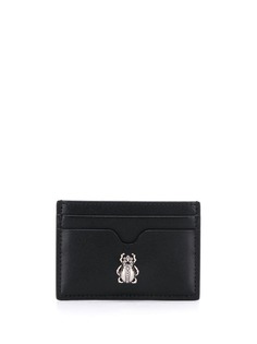 Alexander McQueen картхолдер с декором в форме жука