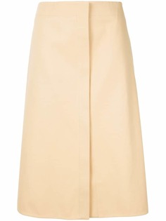 Jil Sander юбка миди А-силуэта