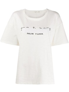 Rag & Bone футболка с логотипом