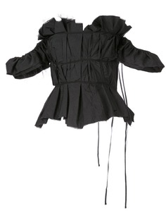 Brock Collection топ с открытыми плечами и бахромой