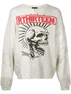 R13 толстовка с графичным принтом