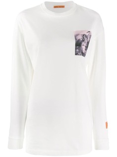 Heron Preston футболка с принтом Heron