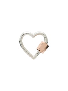Marla Aaron heart carabiner charm