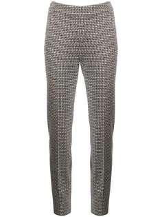 Luisa Cerano классические брюки в ломаную клетку