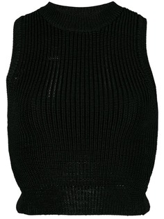 Cushnie укороченный топ без рукавов