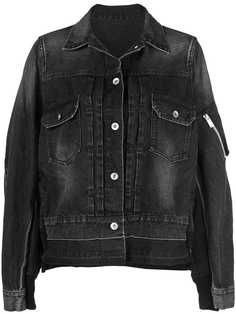 Sacai комбинированный бомбер