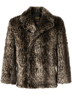 Supreme бушлат Schott коллекции FW17 из искусственного меха