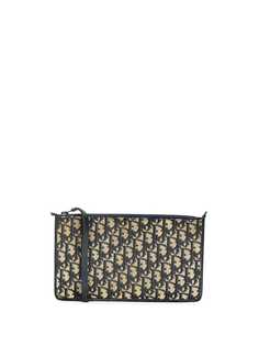 Christian Dior Pre-Owned Trotter pattern clutch