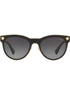 Versace Eyewear солнцезащитные очки Phantos в круглой оправе