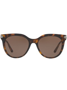 Dolce & Gabbana Eyewear солнцезащитные очки в округлой оправе с эффектом черепашьего панциря