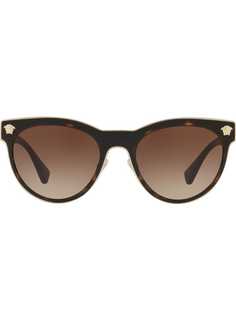 Versace Eyewear солнцезащитные очки Phantos в круглой оправе